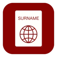 A list of surnames